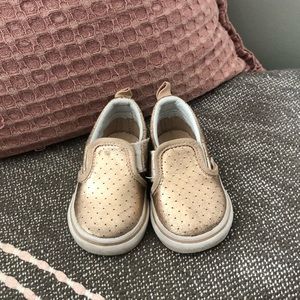 Rose Gold Vans Size 4